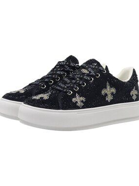 NEW ORLEANS SAINTS Crytal Team Colored Sneaker